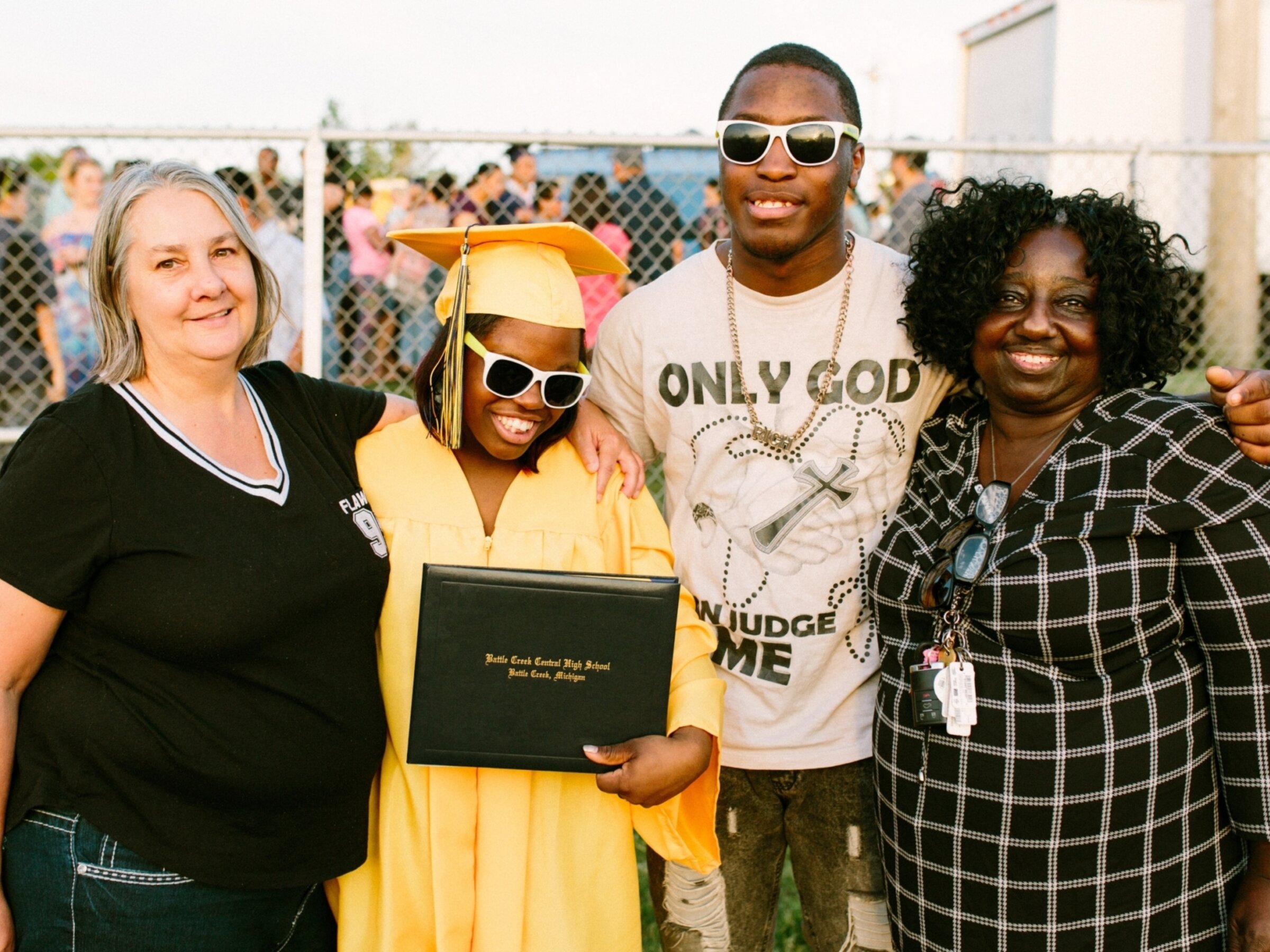 BCPS family celebrates their child's graduation