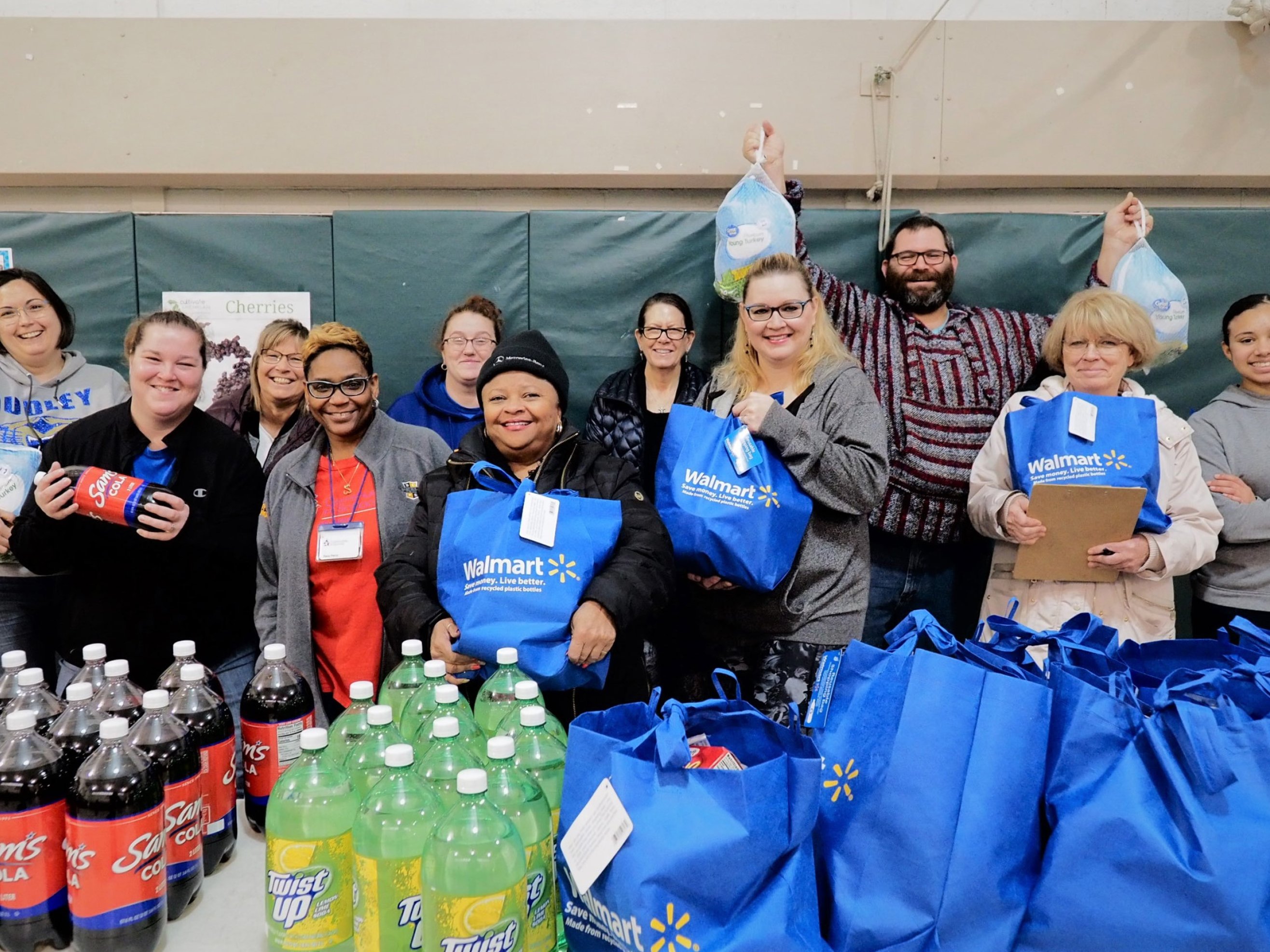 Over the holiday break, BCPS staff, students, families, our partners from Communities in Schools and several other local organizations worked together to distribute more than 150 meals to families in need. Pictured is the team at Dudley STEM on November 27.